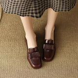 Lurdes - Mocassins élégants à nœud décoratif élégant