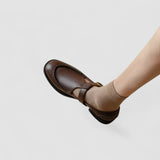 Zhelynne - Chaussures Mary Jane orthopédiques à bout carré