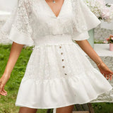Carole - Robe en Dentelle Bohémienne