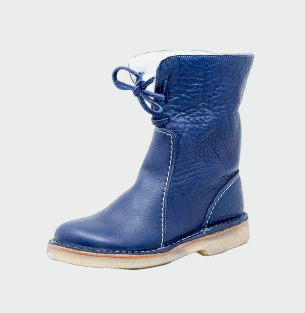 Loane - Bottes pour hommes en cuir imperméable avec doublure en laine