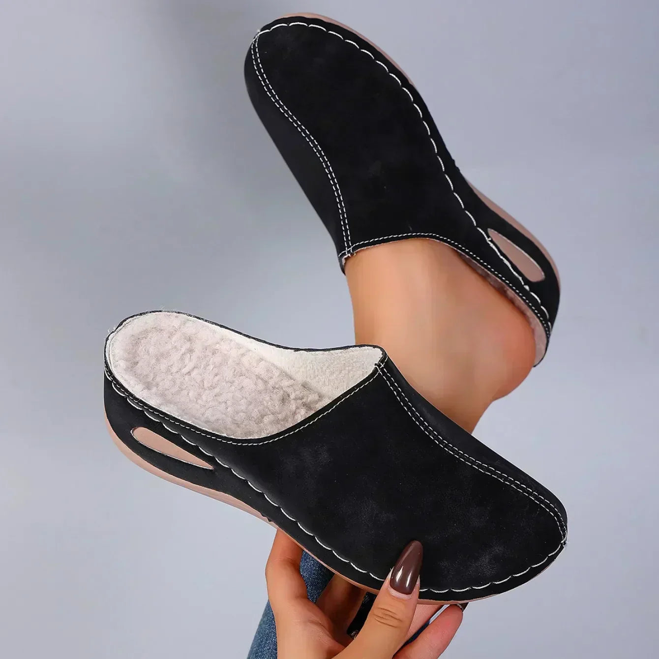 Mare - Chaussons orthopédiques à domicile avec doublure douce