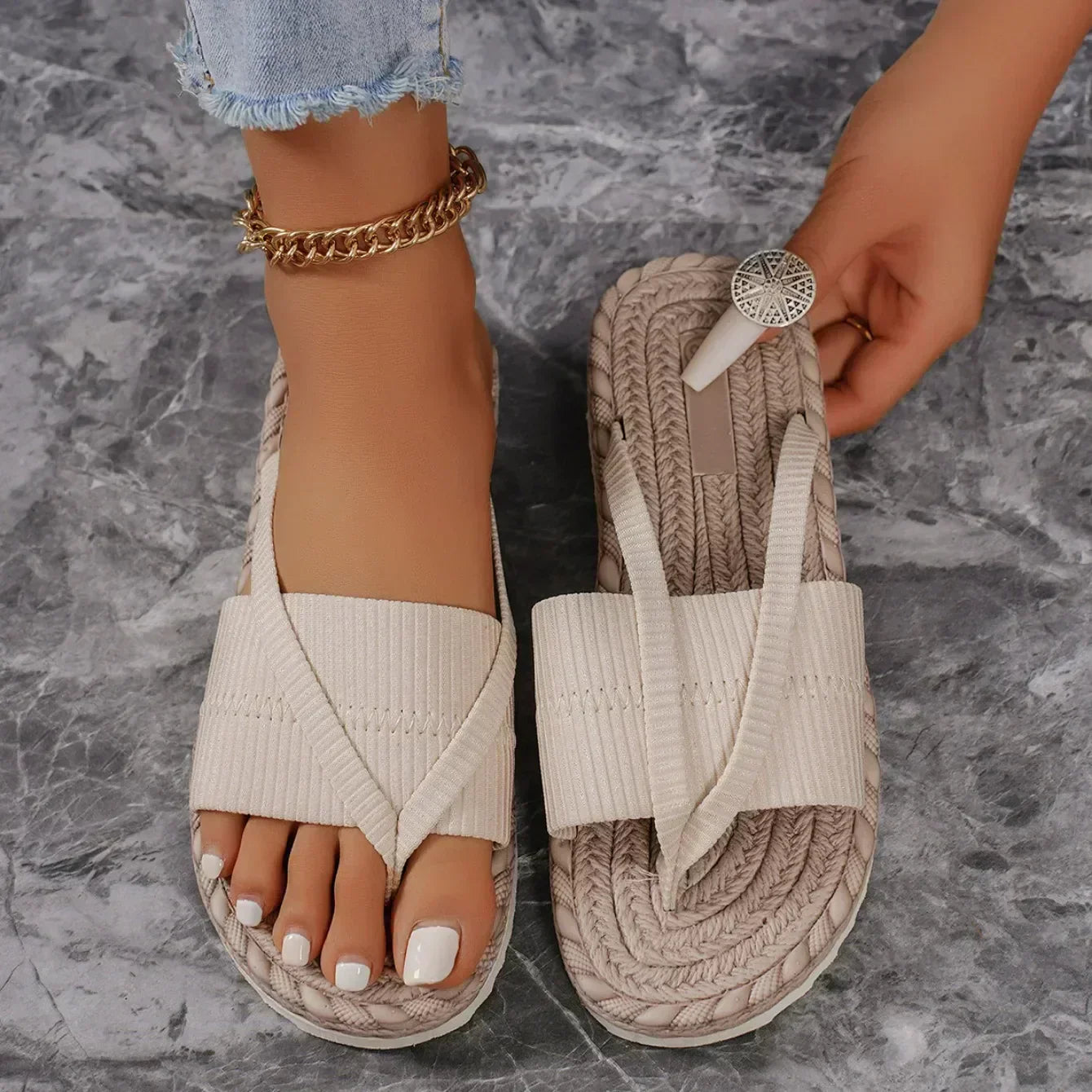 Josie - Sandales expressives en couleur vert menthe