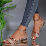 Ariel - Sandales confortables à talon bas