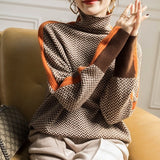 Eleanor - Col Haut Herringbone Luxe