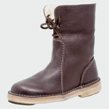 Loane - Bottes pour hommes en cuir imperméable avec doublure en laine