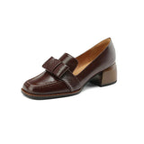 Lurdes - Mocassins élégants à nœud décoratif élégant
