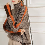Eleanor - Col Haut Herringbone Luxe