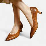 Lucrèce - Talons en cuir Amara