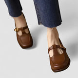 Kyrahnae - Chaussures Mary Jane avec T-Strap orthopédiques