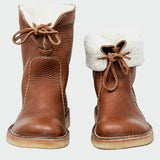 Loane - Bottes pour hommes en cuir imperméable avec doublure en laine