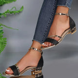 Ariel - Sandales confortables à talon bas