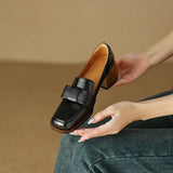 Lurdes - Mocassins élégants à nœud décoratif élégant