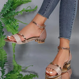 Ariel - Sandales confortables à talon bas