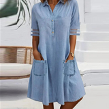 Ruby - Robe en Jean Décontractée