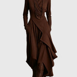 Violet - Robe Maxi Plissée