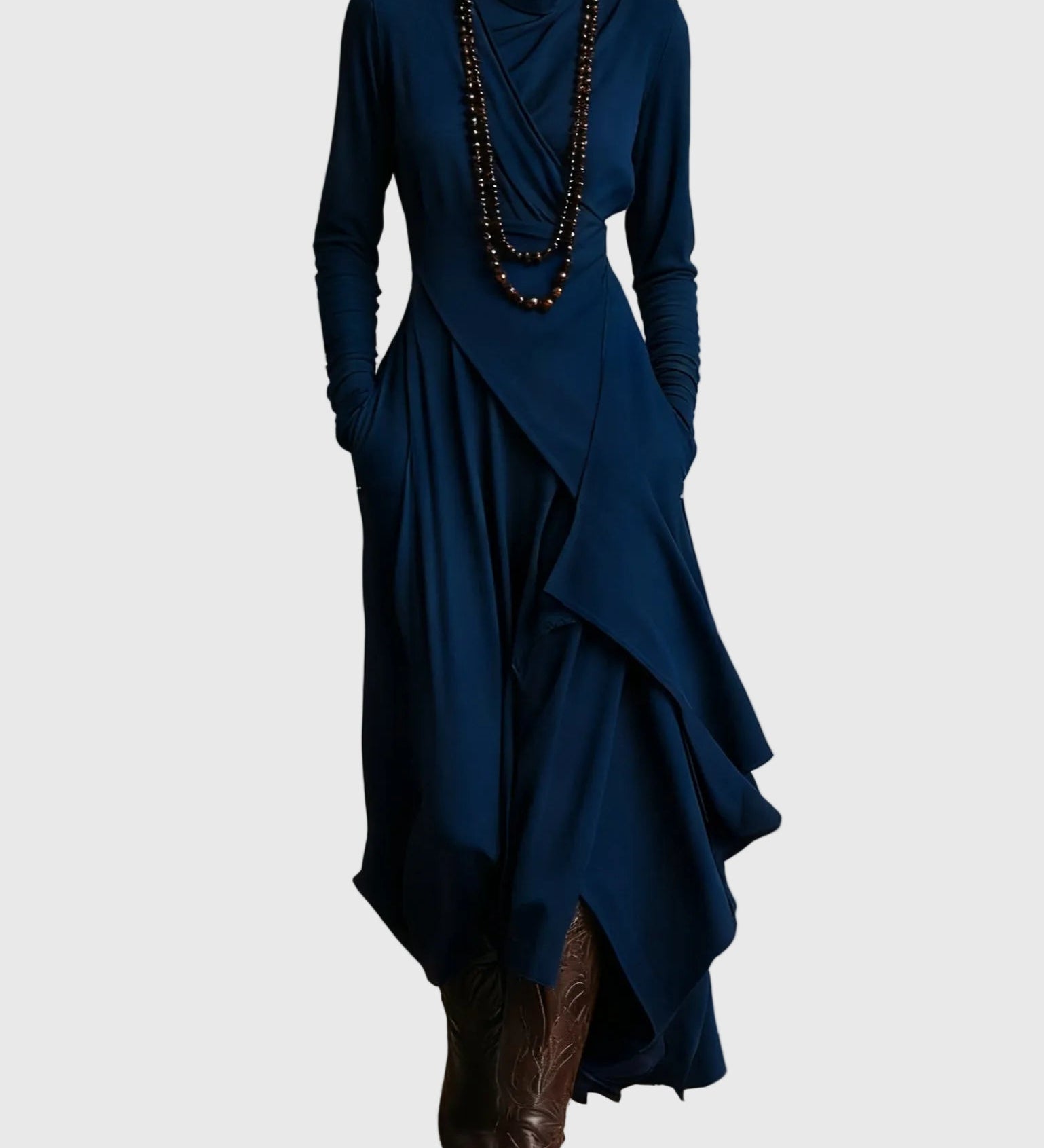 Violet - Robe Maxi Plissée