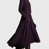Violet - Robe Maxi Plissée