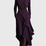 Violet - Robe Maxi Plissée