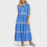 Juliana - Robe Midi Avec Motif Chaîne