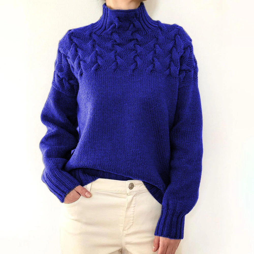 Elena - Pull Col Roulé Chaud