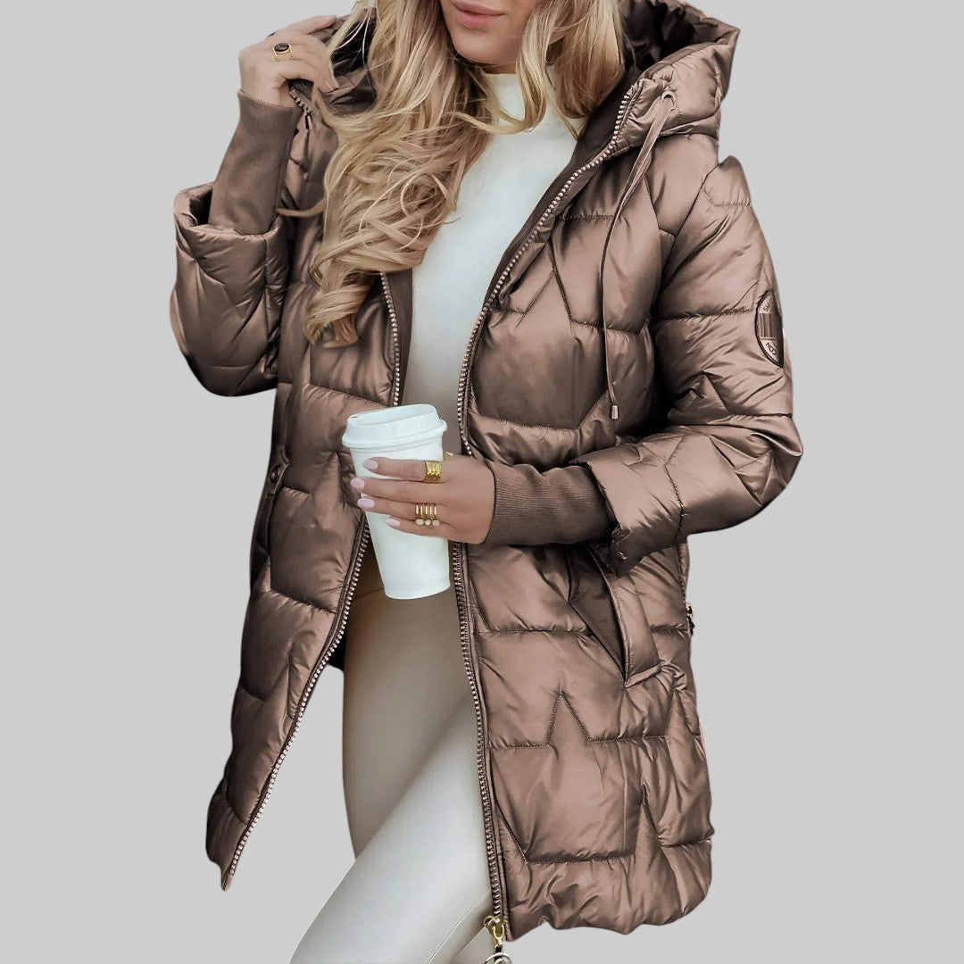 Cecilia - Manteau d'automne élégant avec capuche