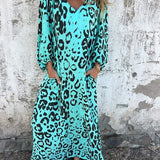 Jessa - Robe Maxi Léopard