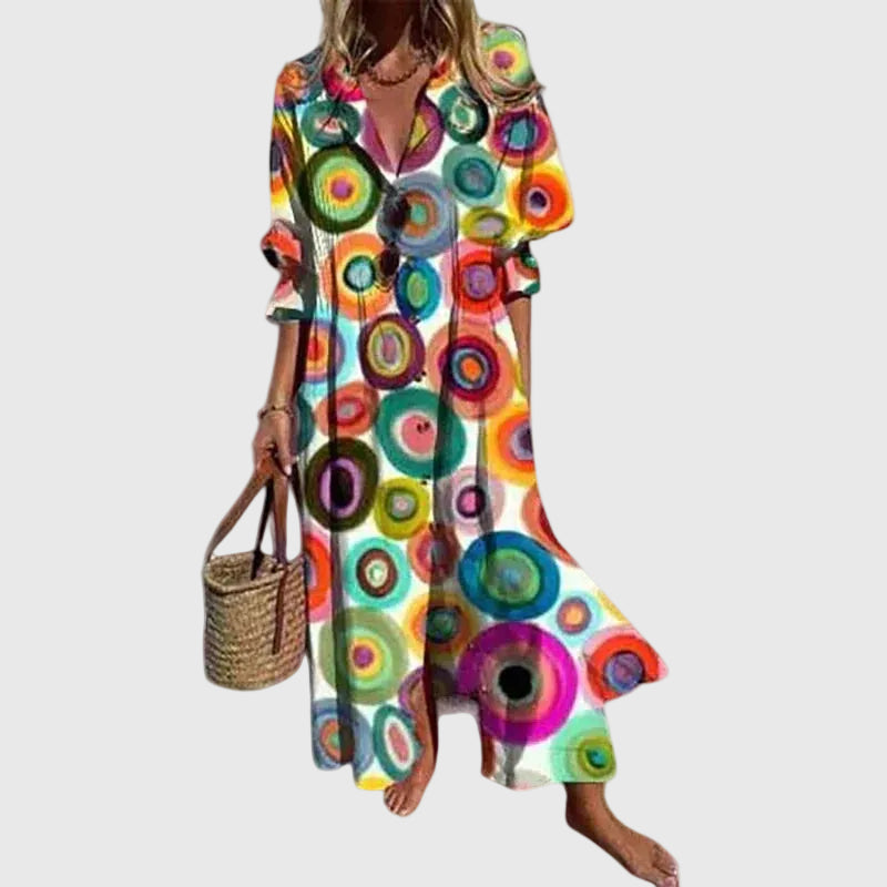 Zariah - Robe Maxi Bohémienne Élégante