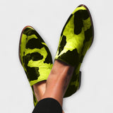 Paloma - Mocassins Imprimé Vache