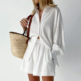 Elizabeth - Ensemble Chemise et Shorts Léger