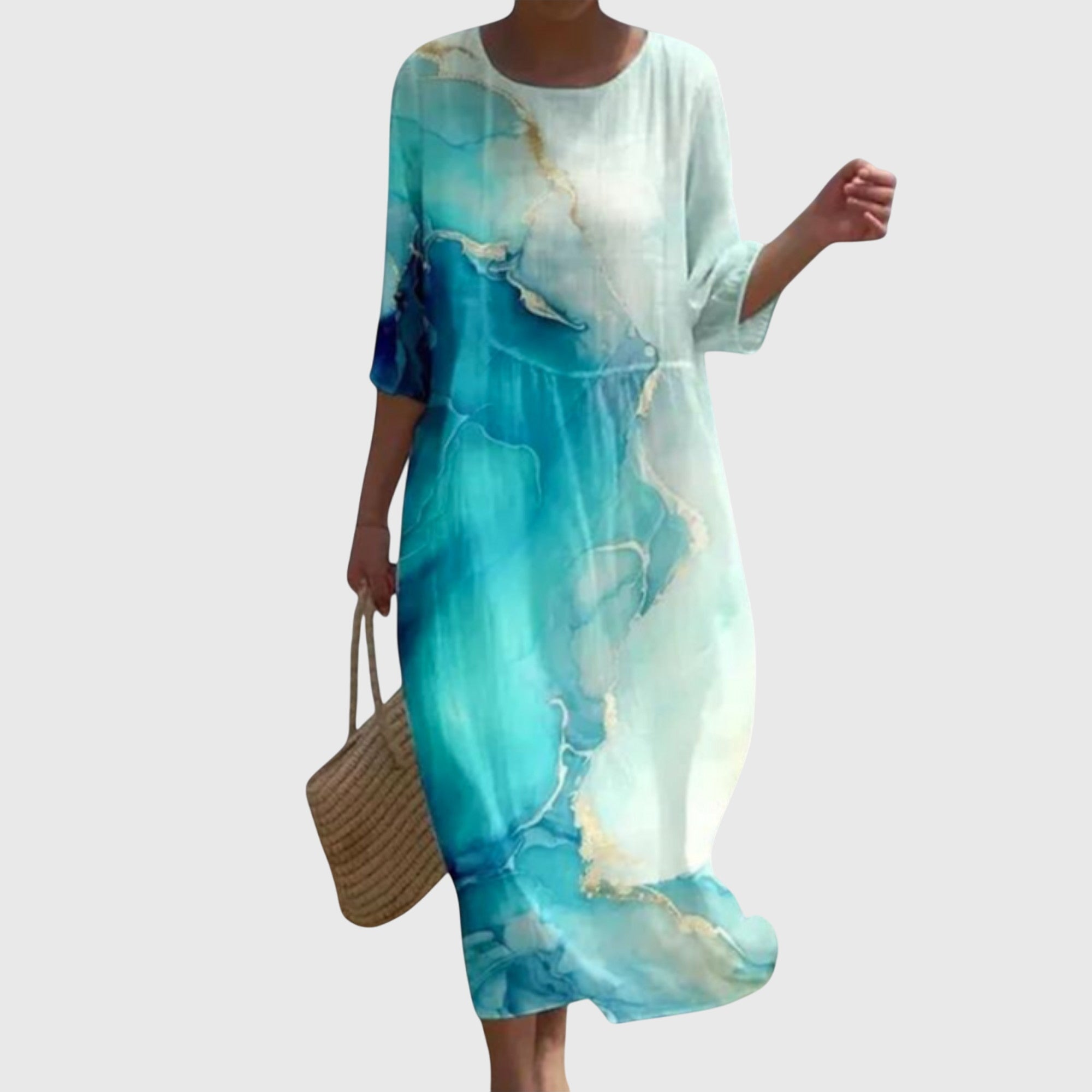Hayley - Robe Maxi Florale Élégante
