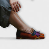 Fallon - Mocassin Marron Léopard