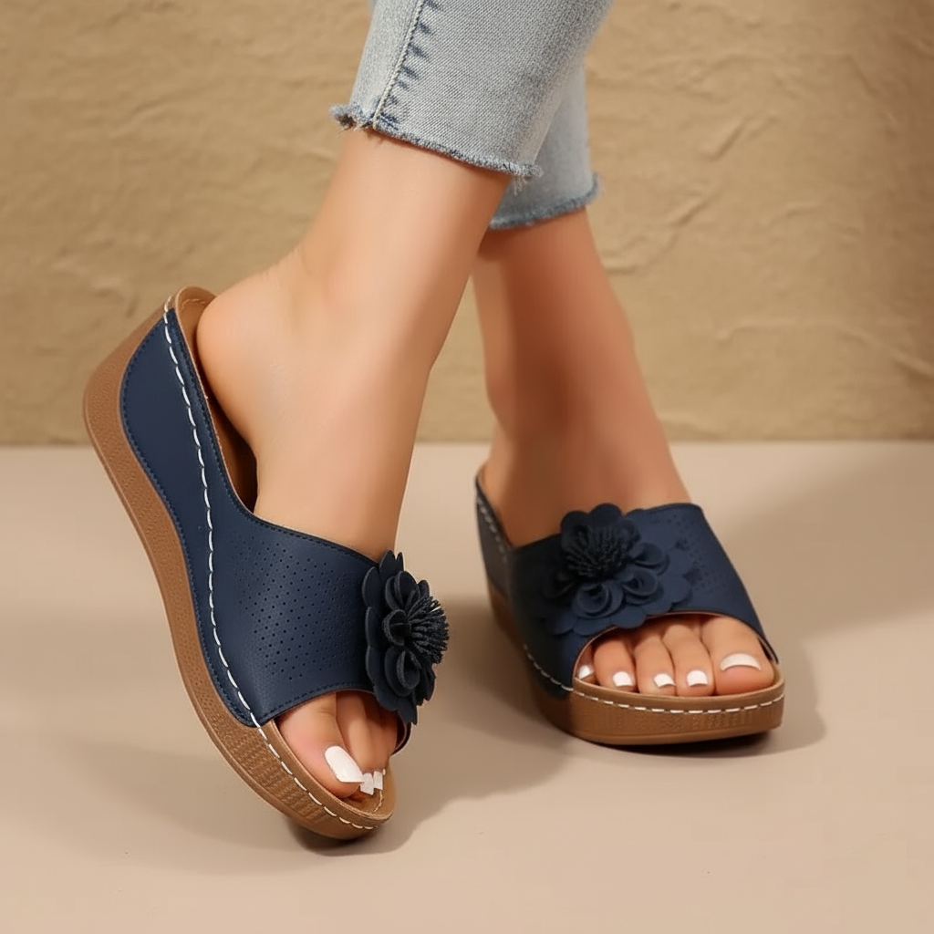 Medellin - Ergonomic sandals in beige shade