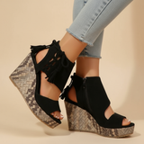 Marnie - Sandales ergonomiques en couleur kaki