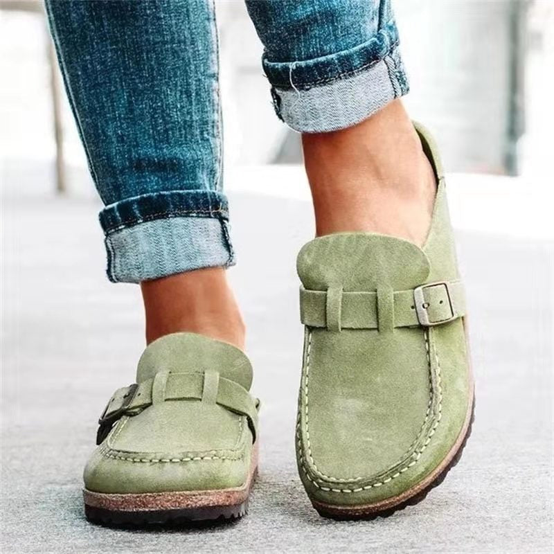 Heidi - Chaussons orthopédiques raffinés en taupe