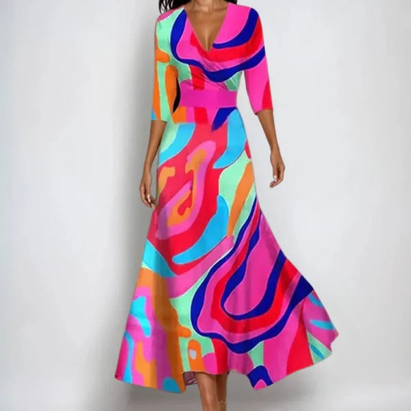Emily - Robe Florale Élégante