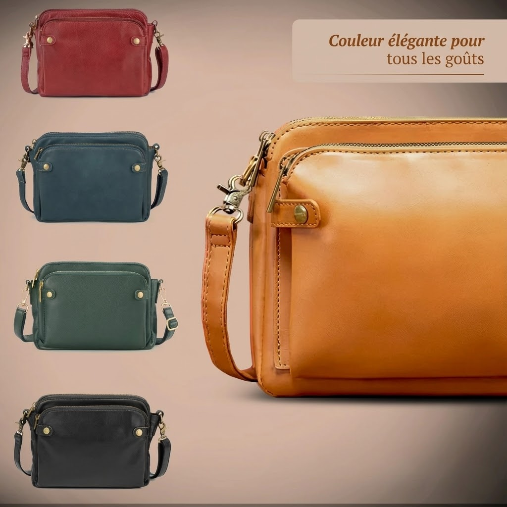 Kimberly - Sac en cuir classique
