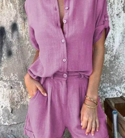 Melda - Ensemble Boutonné Aéré