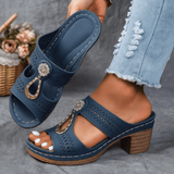 Niina - Sandales orthopédiques en couleur noire