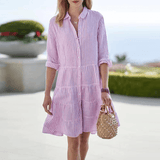 Lolita - Robe À Rayures Côtières Aérienne