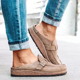 Heidi - Chaussons orthopédiques raffinés en taupe