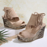 Marnie - Sandales ergonomiques en couleur kaki