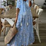 Luna - Robe Midi DE Style Boho Sans Effort