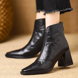 Claudia - Bottines de luxe à talon moyen
