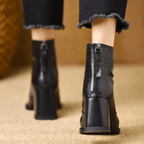 Claudia - Bottines de luxe à talon moyen