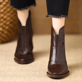 Claudia - Bottines de luxe à talon moyen