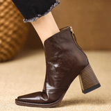 Claudia - Bottines de luxe à talon moyen